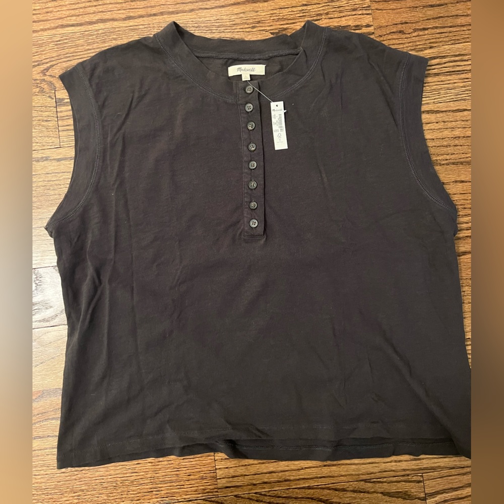 Madewell Henley Muscle Tee